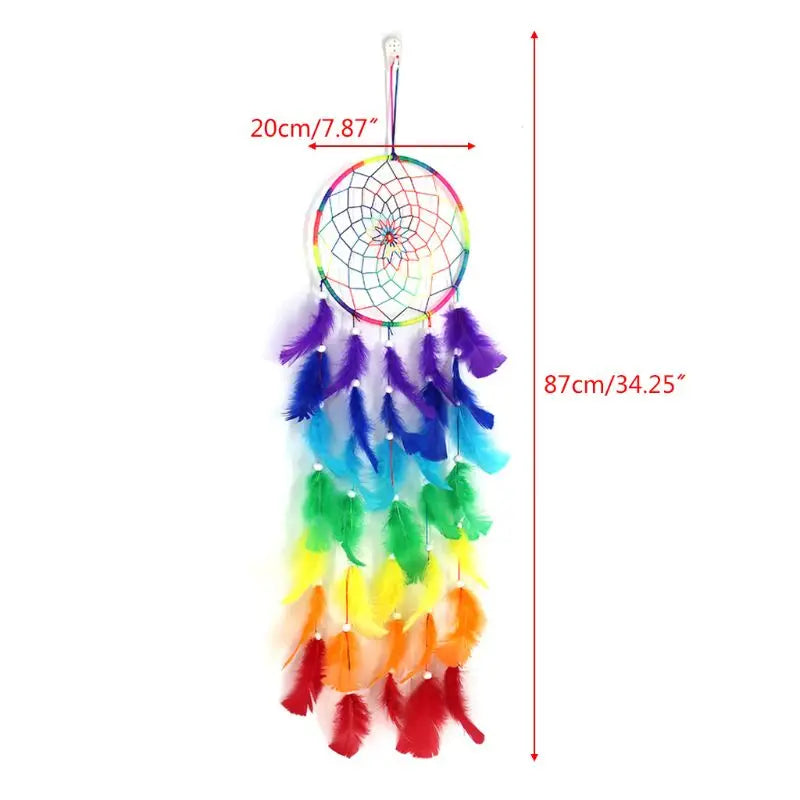 Regenbogen Traumfänger