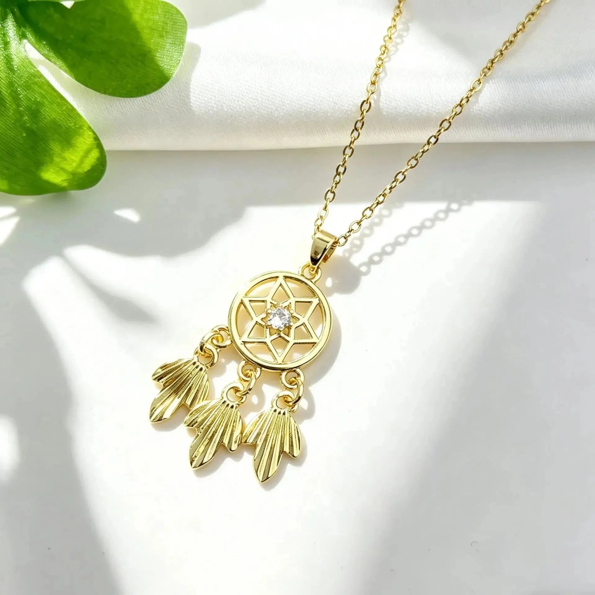 Kette Traumfänger Gold