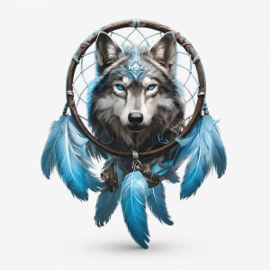 Traumfänger Wolf