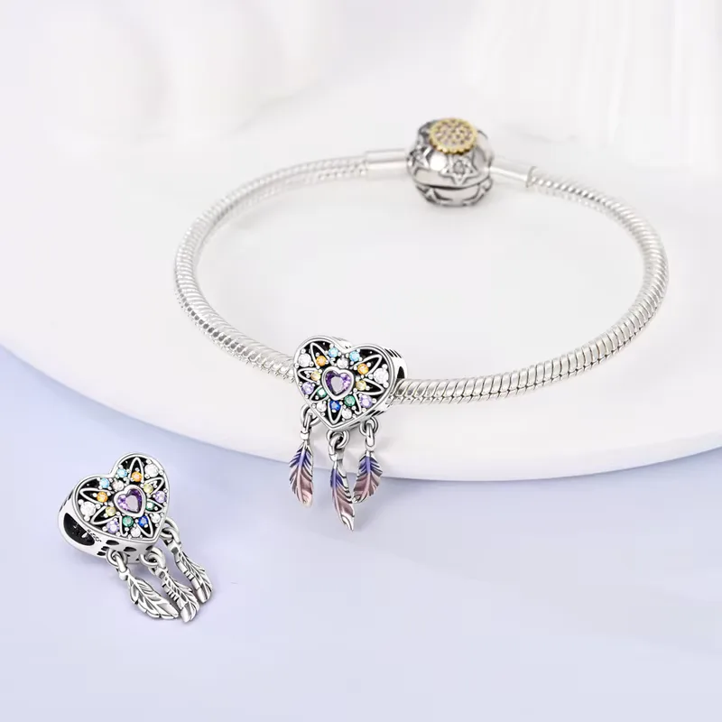 Traumfänger Anhänger Silber 5