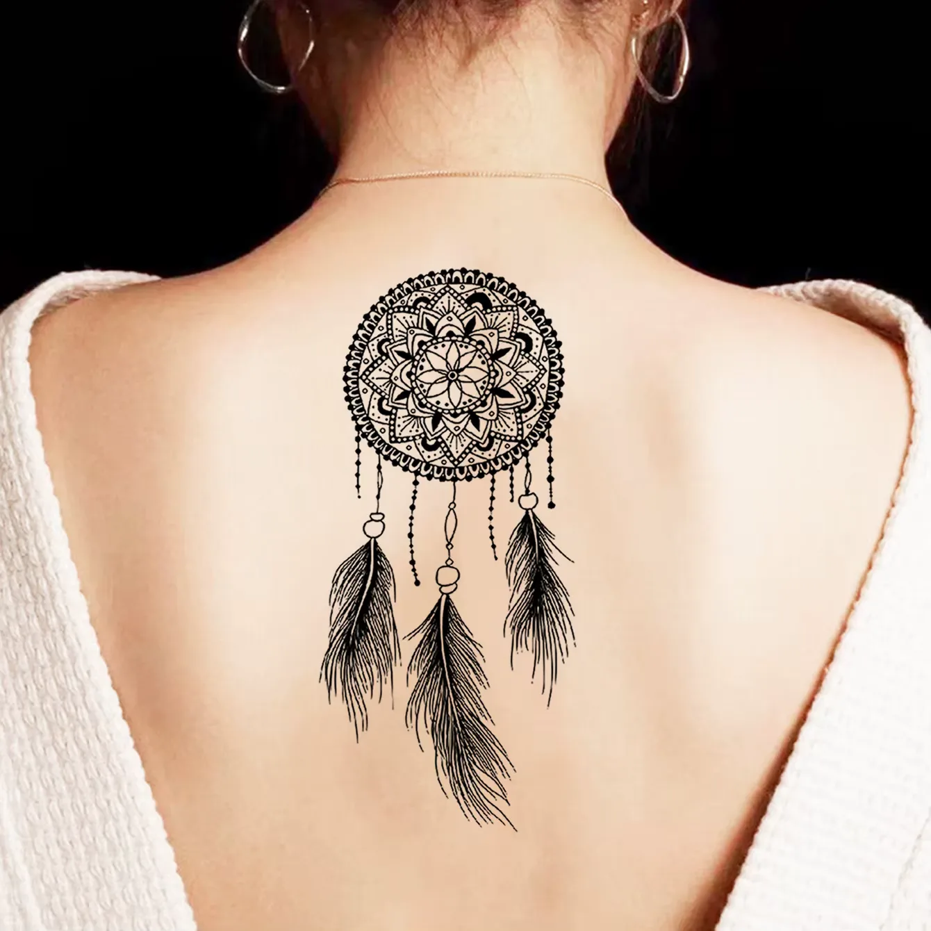 Traumfänger Oberschenkel Tattoo 5