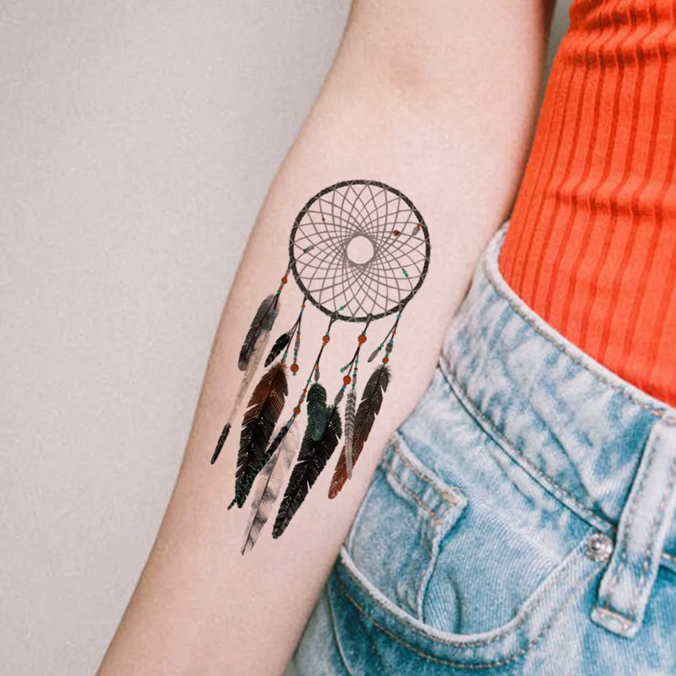 Traumfänger Oberschenkel Tattoo 6
