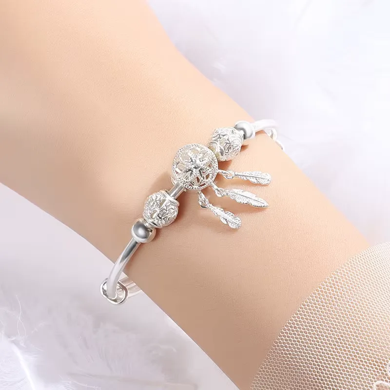 Traumfänger Armband Gold 4