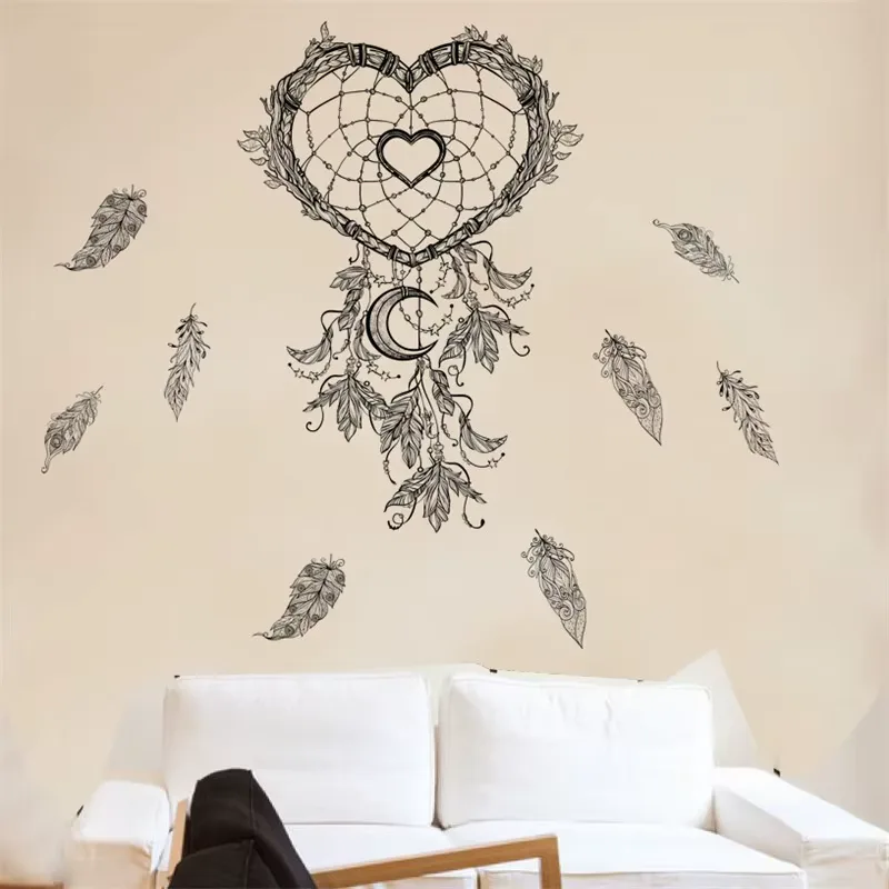 Wandtattoo Schlafzimmer Traumfänger 2