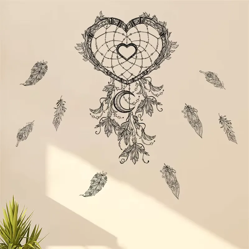 Wandtattoo Schlafzimmer Traumfänger 5
