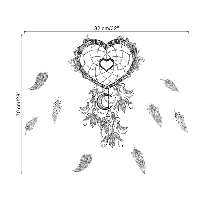 Wandtattoo Schlafzimmer Traumfänger 6