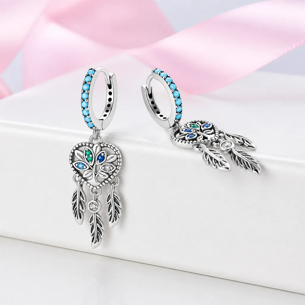 Traumfänger Schmuck Ohrringe 1