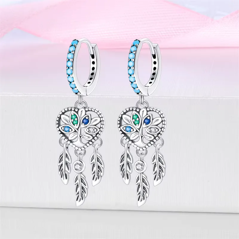 Traumfänger Schmuck Ohrringe 3