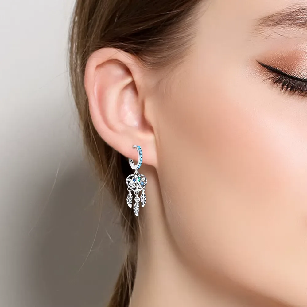 Traumfänger Schmuck Ohrringe 4
