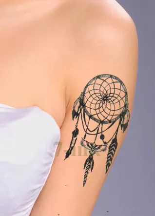 Traumfänger Oberarm Tattoo 2